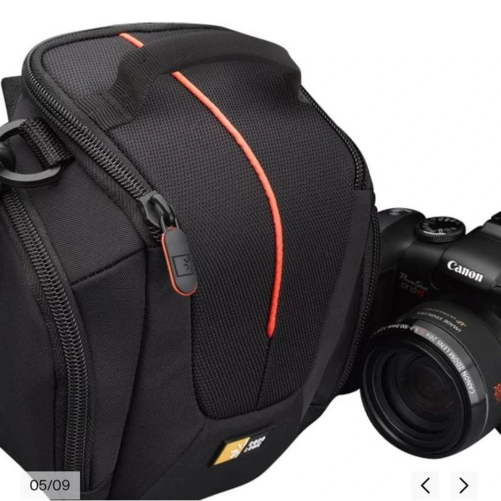 Case Logic Black Camera Storage Organization Case with Strap NEW - Picture 8 of 14